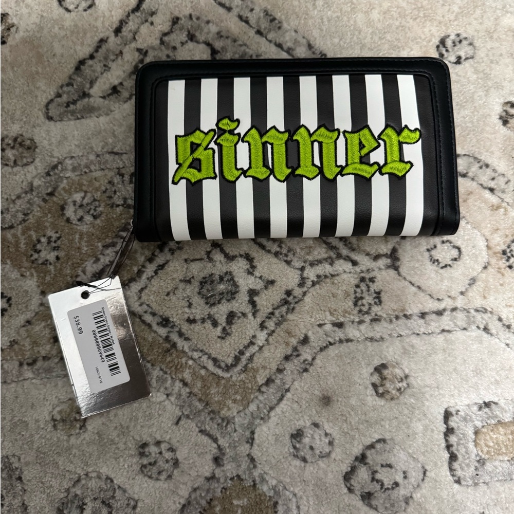 Black Craft Sinner wallet or clutch - Picture 2 of 5